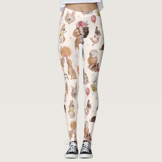 Love Dogs Leggings (Voorkant)