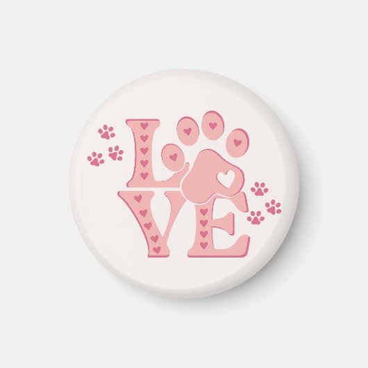 LOVE Dogs Magneet (Voorkant)