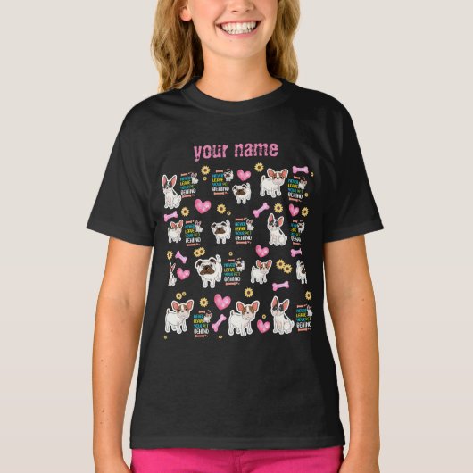LOVE DOGS PAW IK HOU VAN MIJN HOND HUISDIER T-SHIRT (Voorkant)