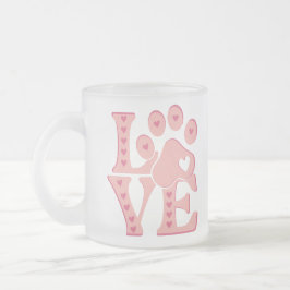 Love Dogs Perzonalized Matglas Koffiemok