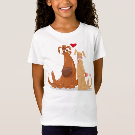Love Dogs Shirt for Girl (Voorkant)