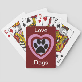 Love Dogs-speelkaarten Pokerkaarten