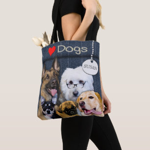 Love Dogs Tas - 5 Hondenrassen - Heart