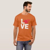 Love Dolphin cadeau T-shirt (Voorkant volledig)