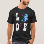 Love Dolphin Zee Graphic Design T-shirt (Voorkant)