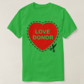 Love Donor T-shirt (Design voorkant)