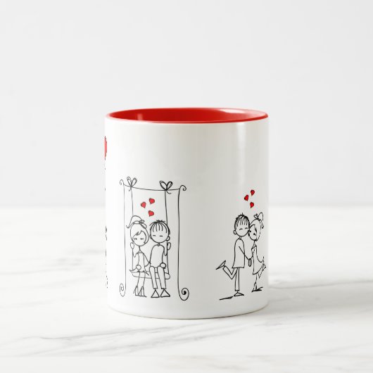 Love Doodle 1 of 3 Mok (Center)