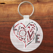 Love Doodle Sleutelhanger (Voorkant)