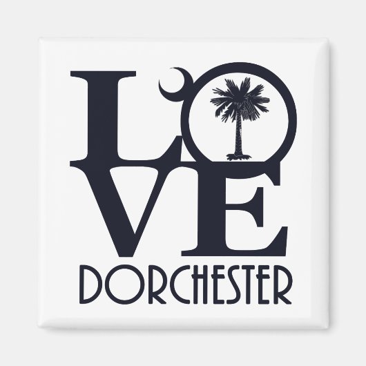 LOVE Dorchester,SC Magneet (Voorkant)