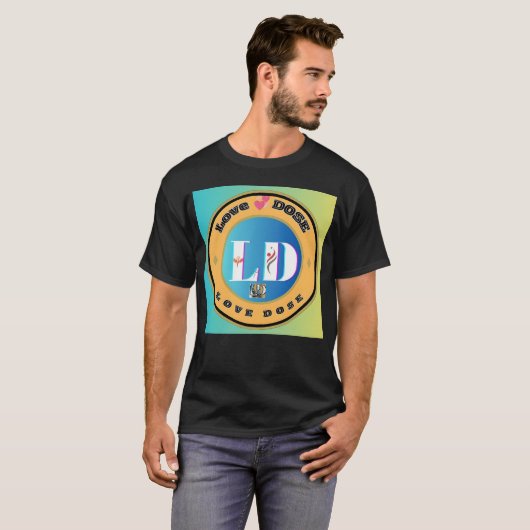 Love Dose gift T-shirt (Voorkant volledig)
