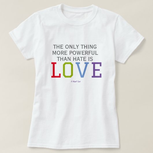 LOVE (double sided) - A MisterP Shirt (Design voorkant)