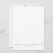 Love Dove Art Invitations Kaart (Achterkant)