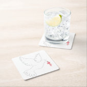 Love Dove Kartonnen Onderzetters (Insitu)