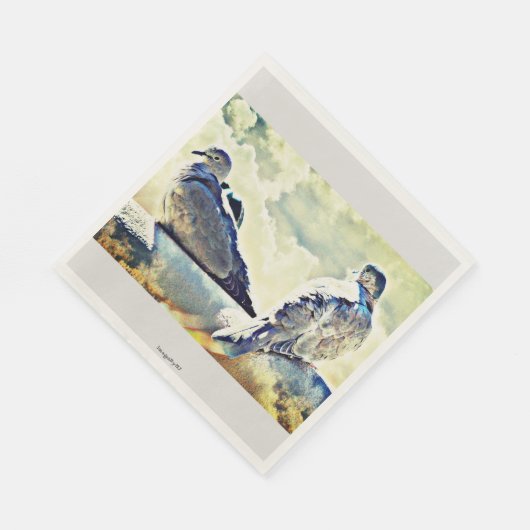 Love Dove Papieren servetten (Hoek)