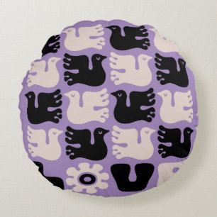 Love Dove Rond Kussen