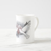 Love Doves Bone China Mok (Voorkant rechts)