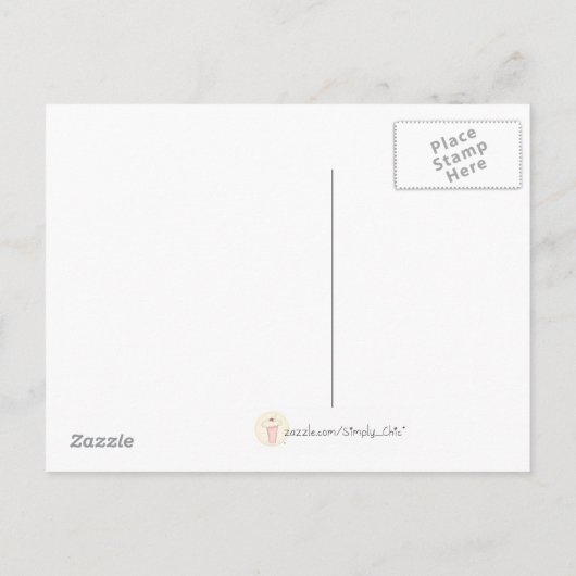 Love Doves Briefkaart (Achterkant)