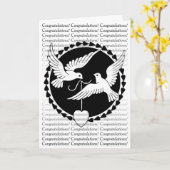 Love Doves Elegant Gay Wedding Gefeliciteerd Kaart (Gele Bloem)