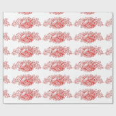  Love Doves Gift Wrapping Paper Cadeaupapier (Vlak)
