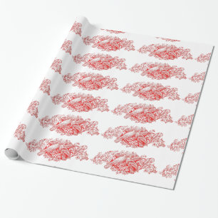 Love Doves Gift Wrapping Paper Cadeaupapier