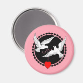Love Doves Magneet (Voorkant / Achterkant)