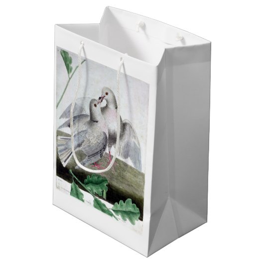 Love Doves Medium Cadeauzakje (Achterkant Gekanteld)