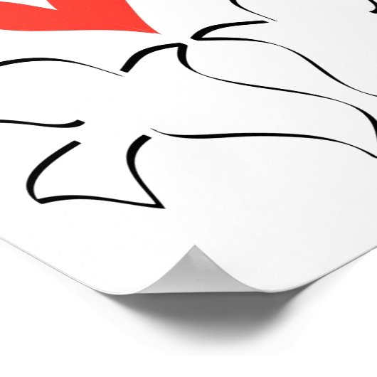 Love Doves Poster (Hoek)