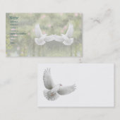 Love Doves Romantic Visitekaartje (Voorkant / Achterkant)