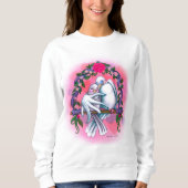 Love Doves white Trui (Voorkant)