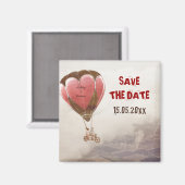 LOVE DREAM Bruiloft Bewaar de Datum Magneet (Voorkant / Achterkant)