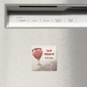 LOVE DREAM Bruiloft Bewaar de Datum Magneet (Insitu (Vaatwasser))