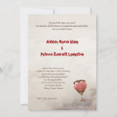 Love Dream Wedding Invite Kaart (Achterkant)