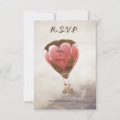 LOVE DREAM Wedding RSVP Uitnodiging (Voorkant)