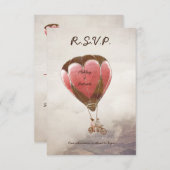 LOVE DREAM Wedding RSVP Uitnodiging (Voorkant / Achterkant)