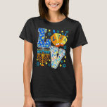LOVE Dreidel Menorah Chanukah Cute Hanukkah Pajama T-shirt<br><div class="desc">LOVE Dreidel Menorah Chanoeka Schattigee Chanoeka pyjama's</div>