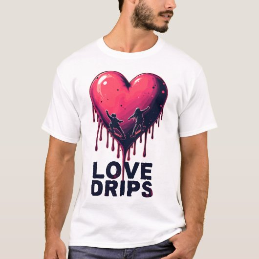 Love Drips T-shirt (Voorkant)
