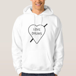 Love Drums Hoodie
