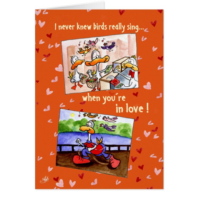 Love Duck: Ik wist nooit dat vogels zingen als je. (Voorkant)