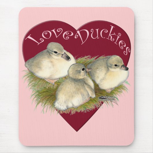 Love Duckies Muismat (Voorkant)