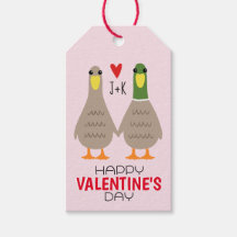 Love Ducks Happy Valentijnsdag Schattige Custom