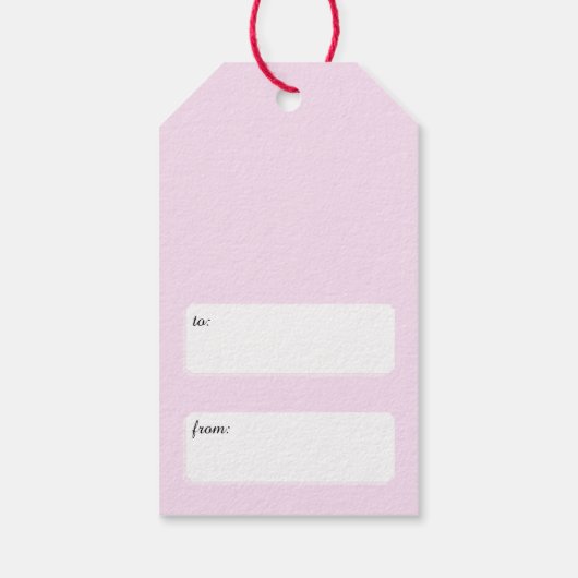 Love Ducks Happy Valentijnsdag Schattige Custom Cadeaulabel (Achterkant)