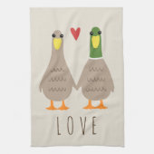 Love Ducks Theedoek (Verticaal)