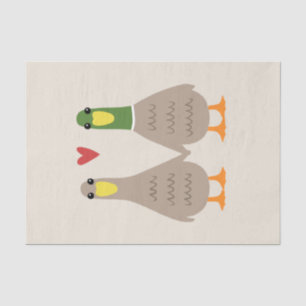 Love Ducks Tissuepapier