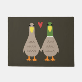 Love Ducks | Vuile eenden Handen Deurmat