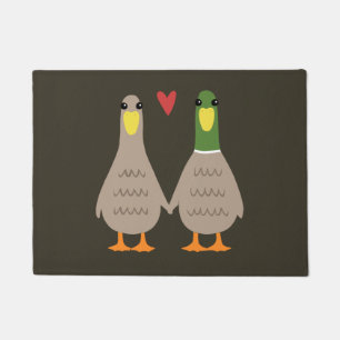 Love Ducks Vuile eenden Handen Deurmat