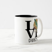 LOVE Duncan Oklahoma 11oz Tweekleurige Koffiemok (Voorkant rechts)
