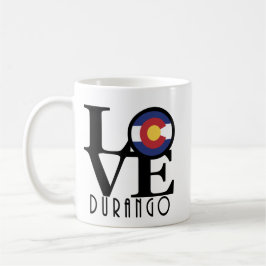LOVE Durango Colorado 11oz Koffiemok
