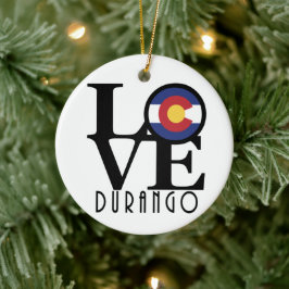 LOVE Durango Keramisch Ornament