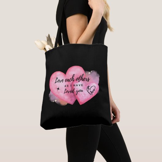 Love each others as I have loved you Tote Bag (Dichtbij)