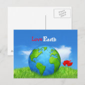 Love Earth briefkaart (Voorkant / Achterkant)